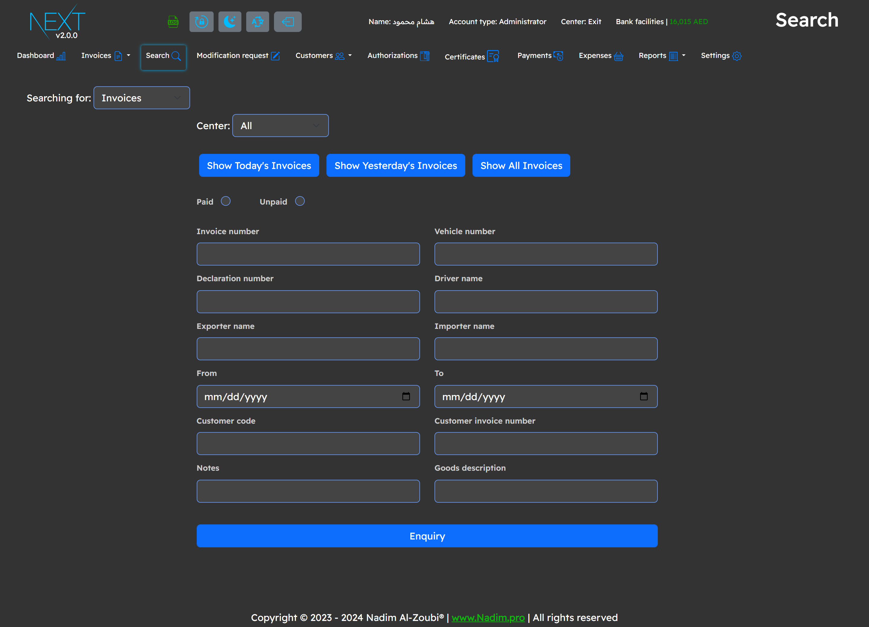 Nadim Alzoubi Web Developer