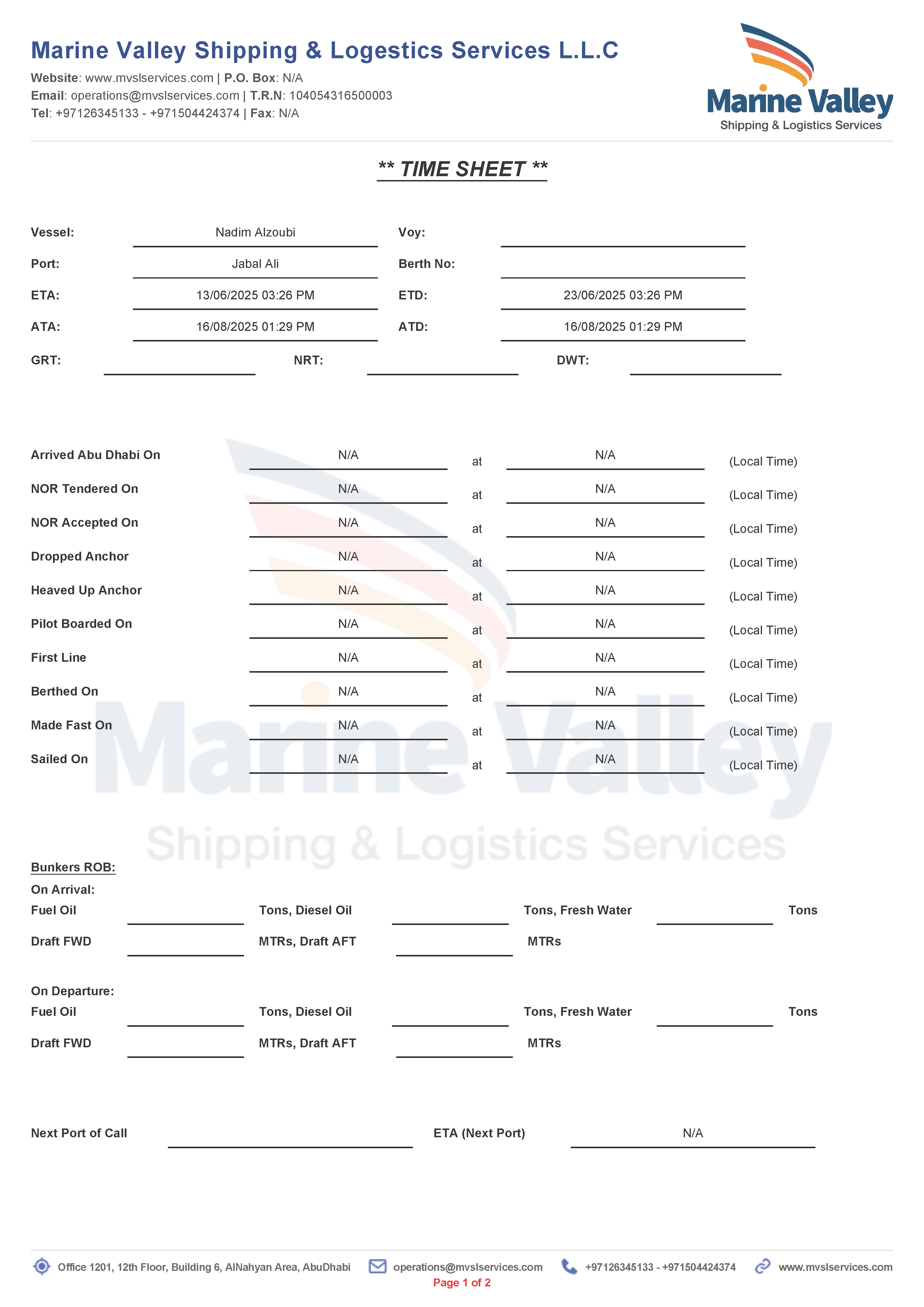 Nadim Alzoubi Web Developer